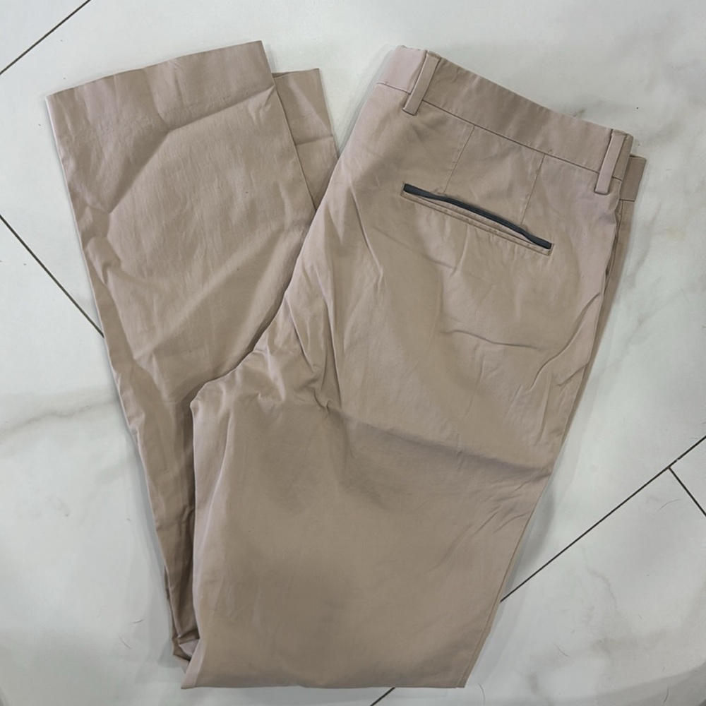 Hugo Boss Tan Straight Leg Chino Trousers/Slacks.  Sz 36/32 - Picture 2 of 11